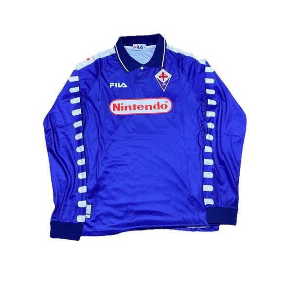 Fiorentina | Men’s Medium “Nintendo” Retro Long-Sleeve Jersey - Picture 1 of 7